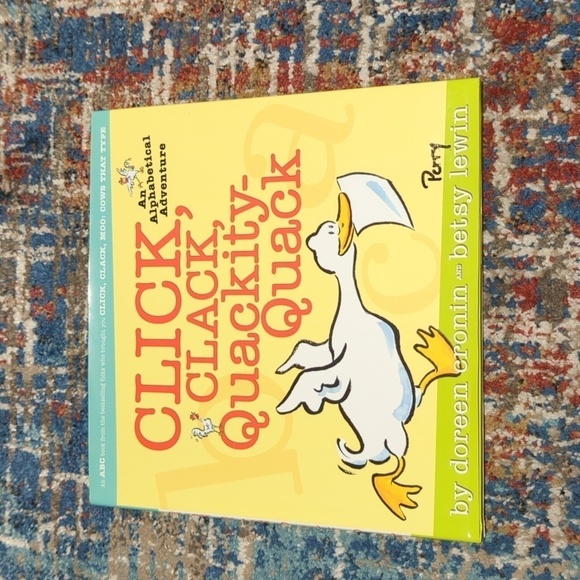 🐢Doreen Cronin Click Clack Quackity-Quack Alphabetical Adventure HB - Picture 1 of 5